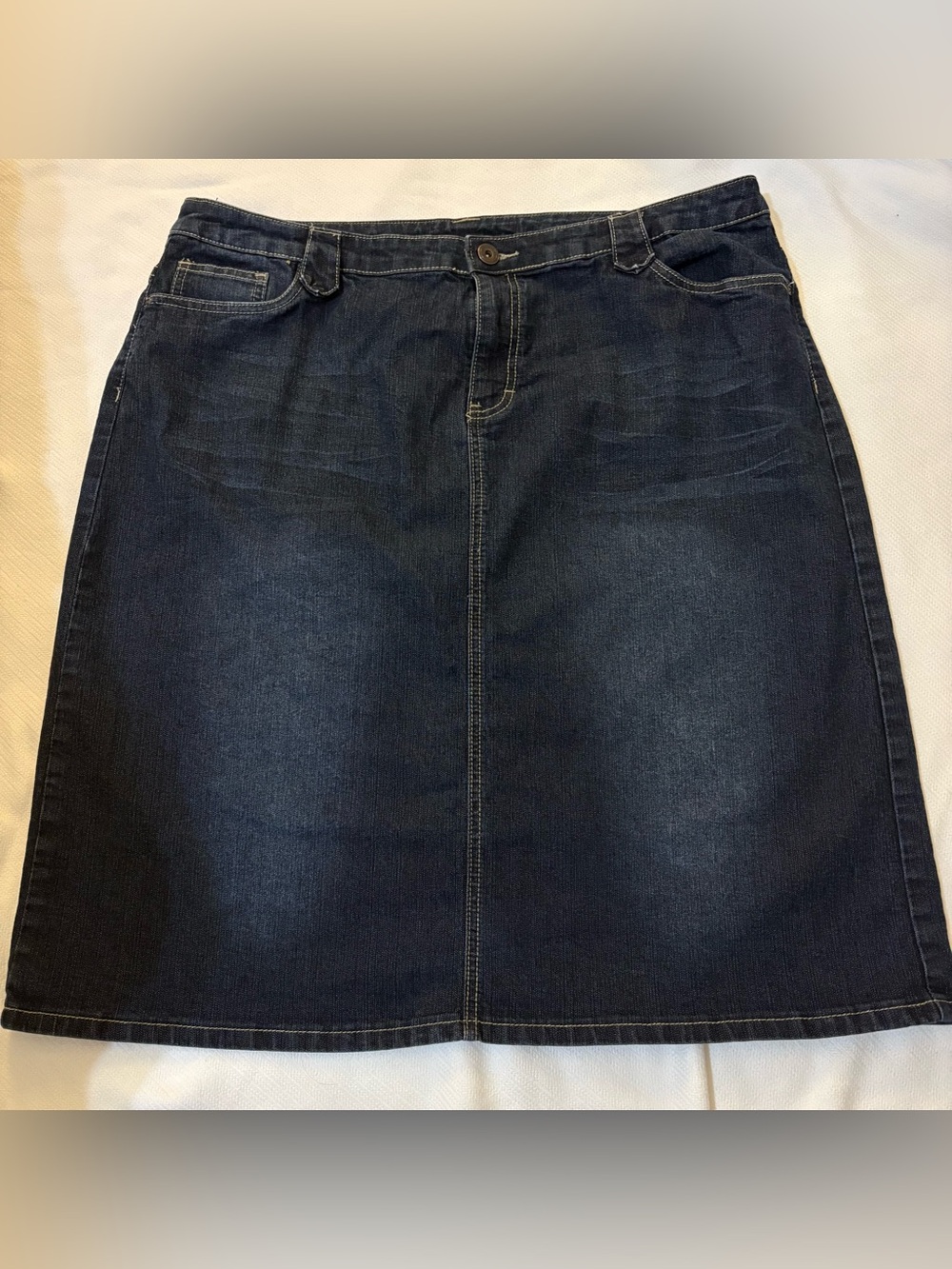 CJ Banks Women’s Denim Skirt